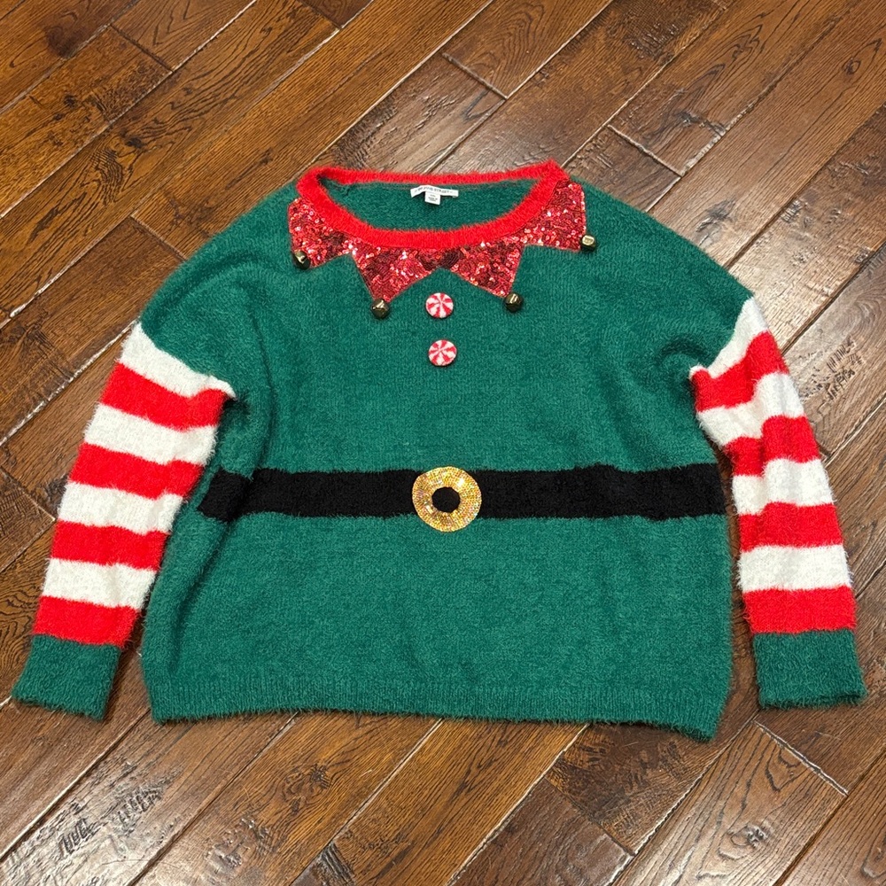Women’s 99 Jane Street Christmas Sweater Size XXL USED